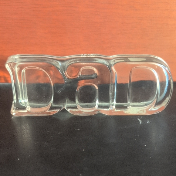 Vintage Paperweight "DAD" - Picture 1 of 8